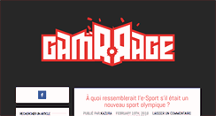 Desktop Screenshot of gamrrage.com